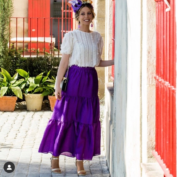 ZARA Voluminous midi skirt 7149/047 - Picture 9 of 17